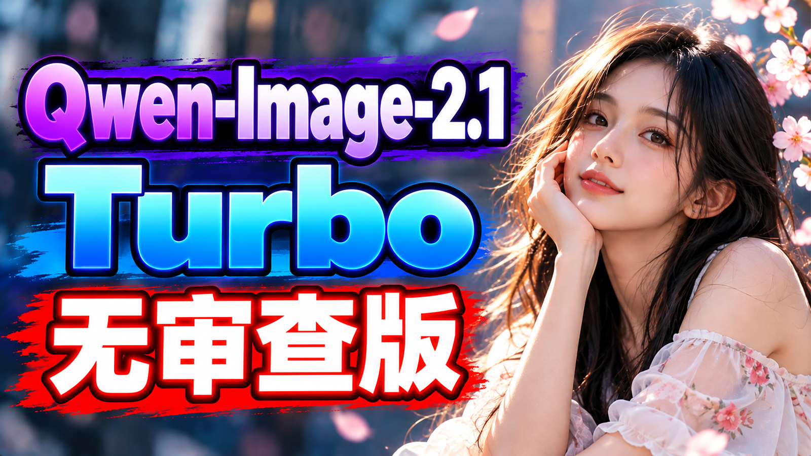 仅 3.34GB 大小！Qwen-Image-2.1-Turbo 无审查版 AI 大模型本地部署教程｜图片生成，效果炸裂！