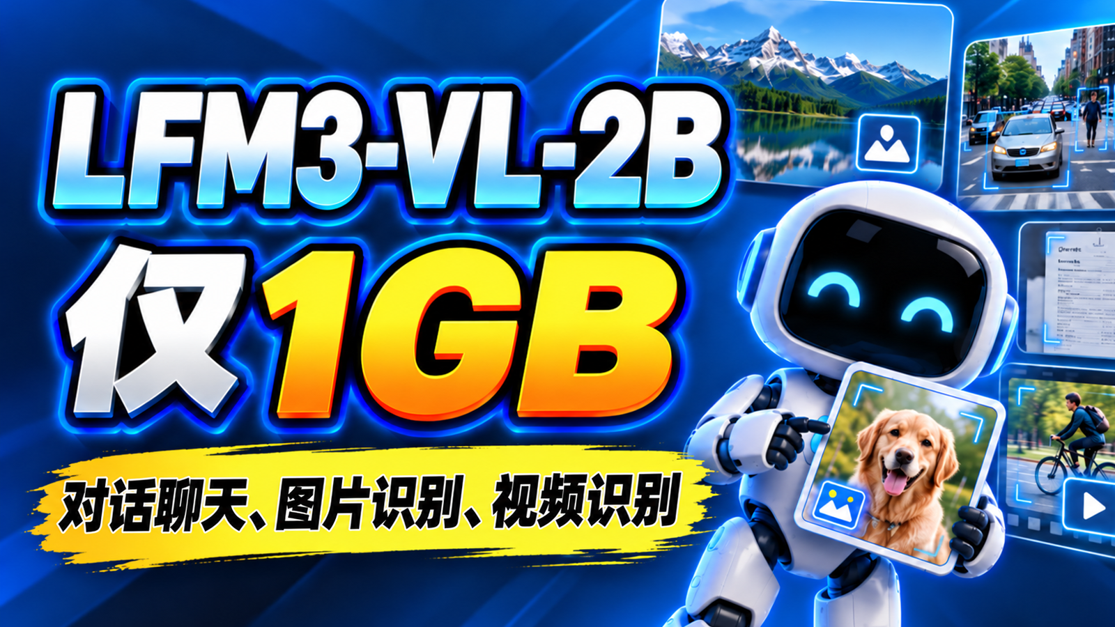 这也太小了！LFM3-VL-2B 多模态 AI 模型本地部署教程｜文字聊天、图片识别、视频理解
